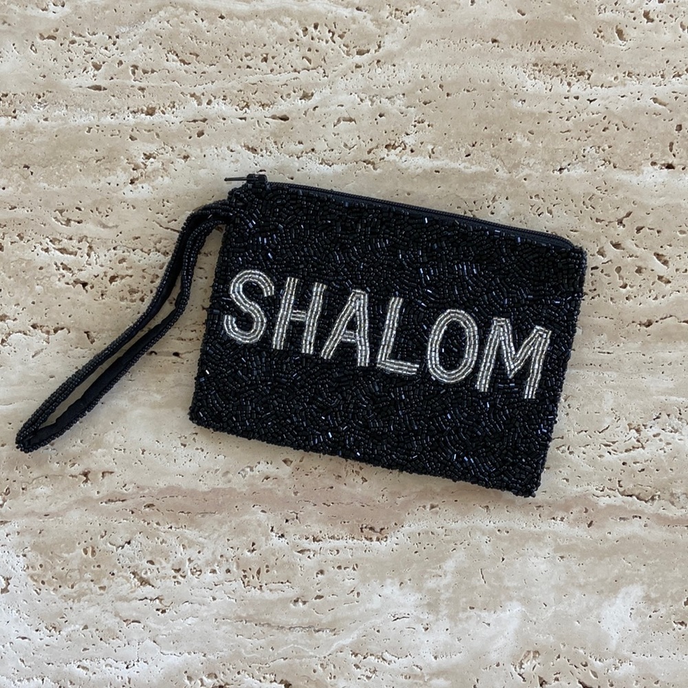Moyna "Shalom" Beaded Wristlet